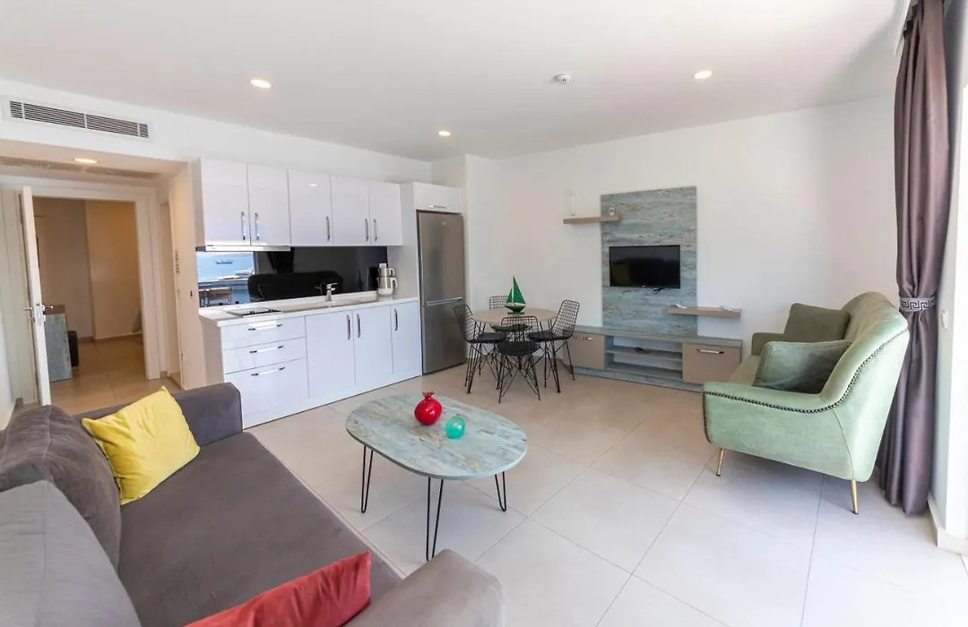 Luminous Seafront Apartment With Fascinating Sea View In The Heart Of Bodrum-1