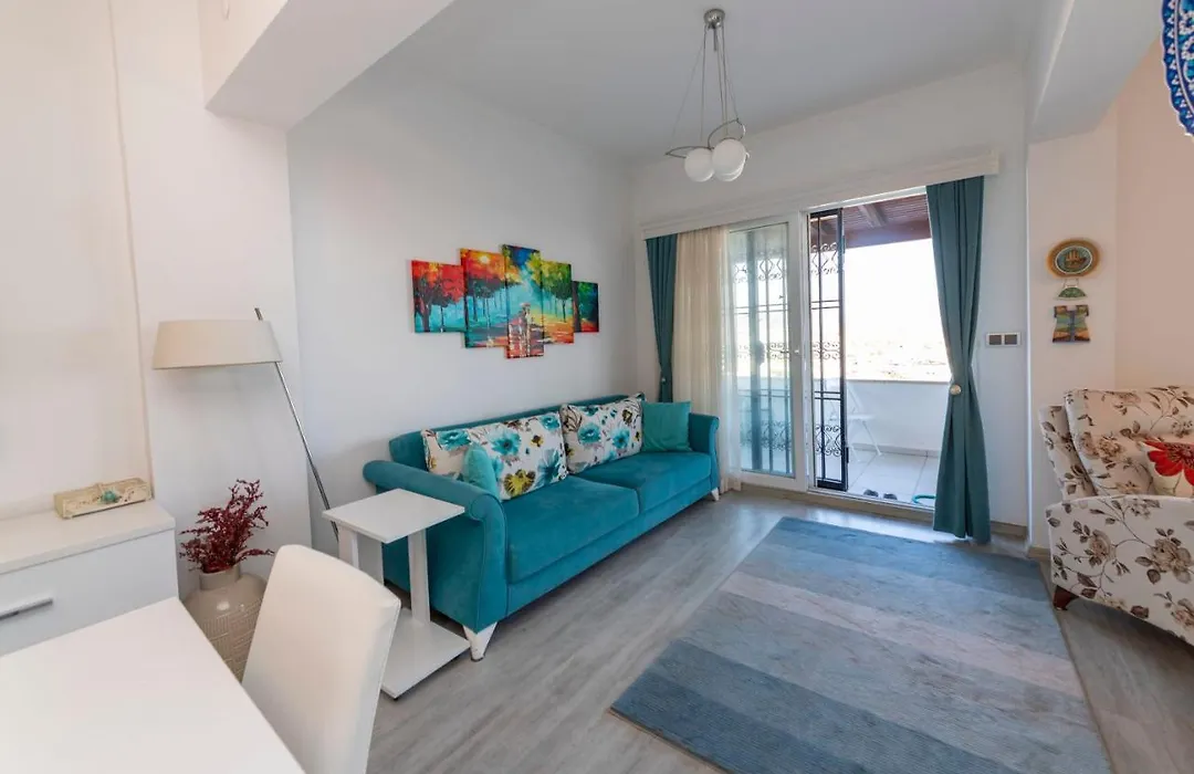 Colorful House With Magnificent Sea View Near Beach In Bodrum-1