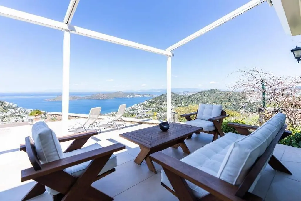 Astounding Modern Villa With Sea View In Bodrum-1