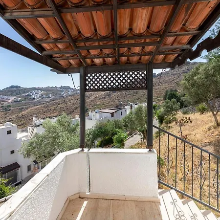 White House With Mediterranean Sea View Near Camel Beach In Bodrum-3