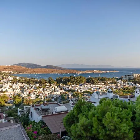 Colorful House With Magnificent Sea View Near Beach In Bodrum-2