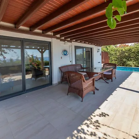 Splendid Villa With Private Pool And Jacuzzi Near Beach In Bodrum-3