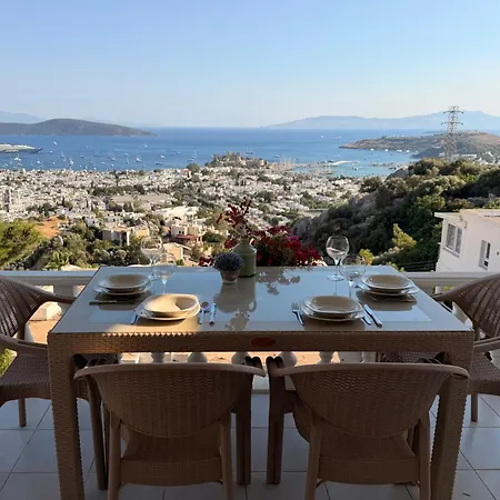 Bodrum Burcu Villa , Magnificent Sea View, Cozy, Free Otopark, Free Wifi-3