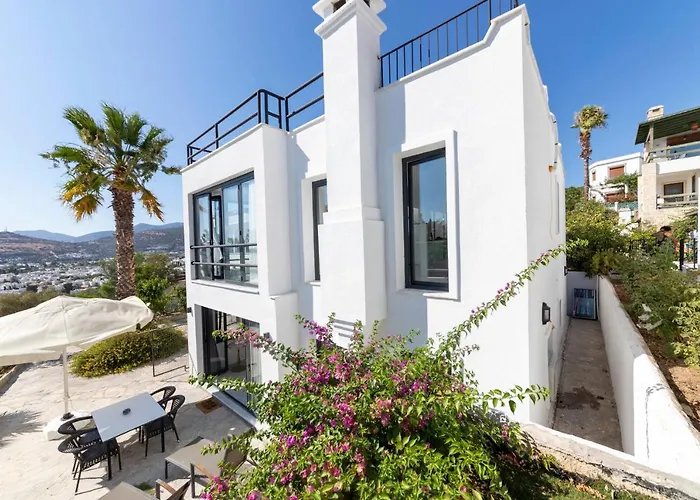 Modern Villa With Garden And Terrace Near Beach In The Heart Of Bodrum