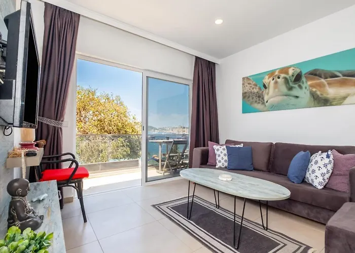 Seafront Flat With Breathtaking Sea View In Bodrum acceptant les animaux