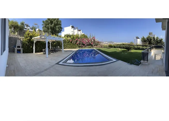 Pet friendly Entire Villa- Luxury 3 Bedroom, Kos/Sea View- Pool Bodrum