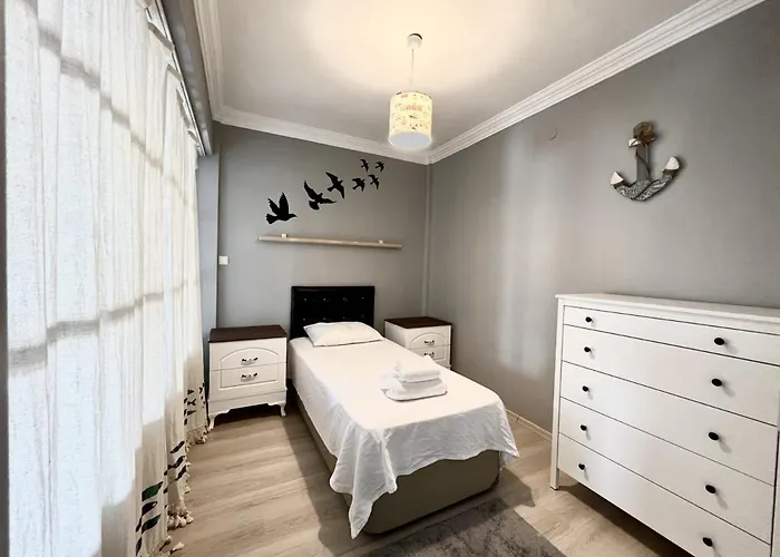 Refreshing House Close To The Beach With A Sea View And Balcony In Bodrum
